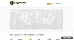 Desktop Screenshot of legalgorilla.com