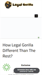 Mobile Screenshot of legalgorilla.com