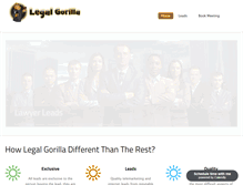 Tablet Screenshot of legalgorilla.com
